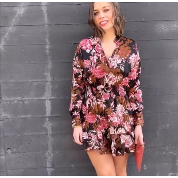 ZARA PRINTED MINI DRESS MULTICOLORED - Picture 2 of 12